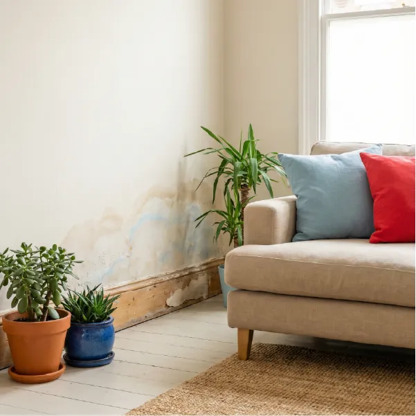 Humedad por capilaridad en Águilas